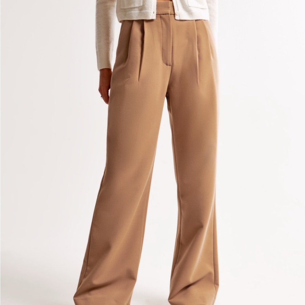 A&F Sloane Tailored wide leg pant